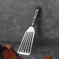 Spatule de cuisson en acier inoxydable friture Steak pelle BBQ Grill Turner dîner nourriture Wok pelles crêpe pelle Pot spatule Turner