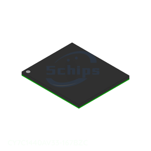 Composant électronique Mémoire 165 LBGA CY7C1440AV33-167BZC En stock - Product Image 1