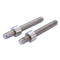 Roulement à billes GCr15 SFK0601 pour vis à billes, haute vitesse, haute précision, mouvement linéaire miniature, extrémités usinées, prix usine