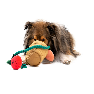 Ensemble de jouets pour animaux de compagnie en pot de fraises, style coréen, idéal pour Instagram, jouet de rangement pour nourriture, jouet qui aboie pour chien. - Product Image 3