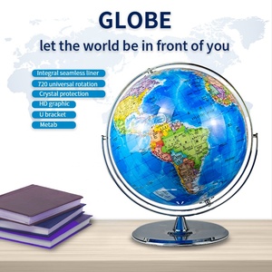 Seeball 42cm 50cm Máy tính để bàn phổ quát sáng Chrome toàn cầu cho phổ biến khoa học giáo dục kinh doanh trang trí nội thất máy tính để bàn toàn cầu - Product Image 3