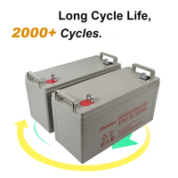 Gtk — batterie solaire Rechargeable 12v, 100ah, avec accumulateur au plomb, batterie à Cycle profond