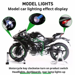 Modelo a Escala 1/6 de Metal HY-M6 KMM <span class=keywords><strong>Highway</strong></span> <span class=keywords><strong>Racer</strong></span>, Motocicleta Kawasaki H2R con Batería de Litio de 110V, Regalo para Adultos y Niños - Product Image 6