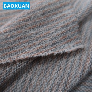 Textiles 65% rayonne 35% polyester fil teint mélange hatchi tissu pull pour la robe - Product Image 5