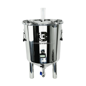 Mini Fermenteur <span class=keywords><strong>Crazy</strong></span> Brew M1 25L en Acier Inoxydable 304 avec Pieds Élevés – Équipement de Brassage Domestique pour la Bière - Product Image 1