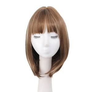 Perruque Bob Courte Droite Blonde Dégradée Naturelle et Respirante, Style Européen et Américain, Meilleure Vente Transfrontalière, Effet Complet - Product Image 1