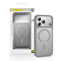 Étui de téléphone magnétique haut de gamme avec emballage en boîte de vente au détail pour iPhone 16 17 18 Pro Max, coque de protection antichoc en TPU PC mat
