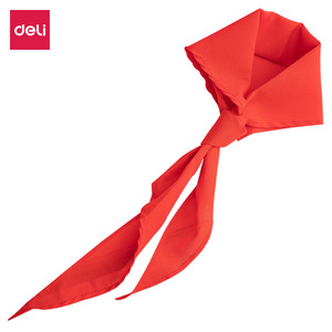 Deli <b>Red</b> Polyester <b>Scarf</b> 1M 1.2M For Primary School Students Young Pioneers - Product Image 1