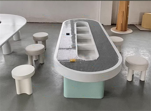 Chiquitos Đa Mục Đích Trẻ Em Lớn Câu Đố Xây Dựng Khối Trò Chơi Bàn Và Ghế Cho Trẻ Em Vui Chơi Giải Trí Nơi Nhà Giữ Trẻ Trung Tâm - Product Image 4