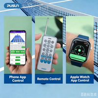 Máquina Lanza Pelotas de Pádel PT-Smart Pro con Control Remoto por Aplicación, Portátil, Automática, para Entrenamiento en Club y en Casa