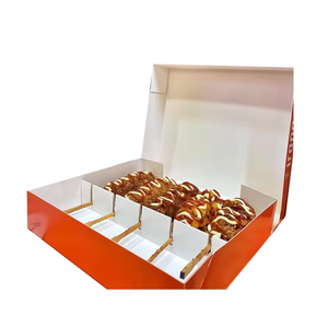 صندوق تغليف طعام بسعر المصنع الرخيص لحمل الوافل الفقاعي والتشوروس على شكل قارب - Product Image 2