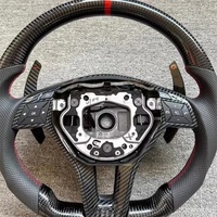 Accessoires de voiture de roue en acier de fibre de carbone pour Mercedes Benz classe C W204 C63 W212 W218 W207 W172 GLC C63 A45 volant