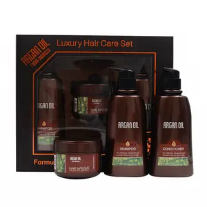 OEM/ODM Professional Vegan Hair Care Set Anti-Dandruff Argan Oil Shampoo and Conditioner Set