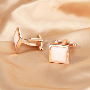 結婚パーティーギフトデザイナー真鍮カフリンクス男性用高級 - Product Image 6