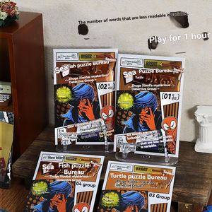 Le fabricant <span class=keywords><strong>de</strong></span> <span class=keywords><strong>jeux</strong></span> <span class=keywords><strong>de</strong></span> société Custom Detective Puzzle Series contient 6 événements Funny the Mind Board Game - Product Image 5