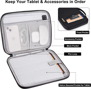 2026 Luxury Business Waterproof Shockproof Leather Laptop <strong>Bag</strong> case <strong>Tablet</strong> <strong>Bags</strong> &amp; Covers for Women Men - Product Image 4