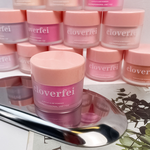 Polvo acrílico EMA 2 en 1 de alta calidad, venta al por mayor, salón de inmersión Rosa transparente <span class=keywords><strong>para</strong></span> suministros de <span class=keywords><strong>uñas</strong></span>, Etiqueta Privada, volumen de 1oz - Product Image 3