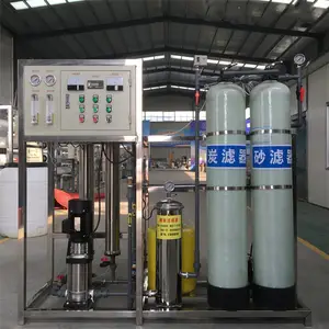 Sistem pemurni air Osmosis terbalik, 500LPH 1000LPH Filter Mineral pemurni Tanaman Mesin perawatan air