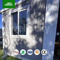 Casa Contenedor Modular Plegable con Certificación CE de 20 pies, Prefabricada, Opciones de 1-3 Dormitorios con Baños para Proyecto de Viviendas en Europa