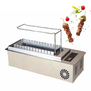 Automatic Flip Electric Grill Commercial Smokeless Self-service Kebab Machine Restaurant Table Special Roasting Plate
