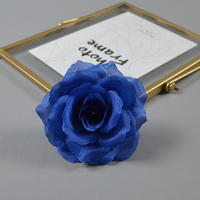 Hot Selling künstliche Blumen Rosen kopf 3,9 Zoll Seide Rose Blumen kopf für Hochzeits feier Aller heiligen Halloween Dekoration