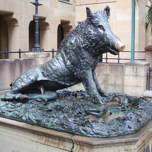 Nouvelle sculpture de <span class=keywords><strong>sanglier</strong></span> au design original pour <span class=keywords><strong>parc</strong></span> et hôtel - Product Image 1