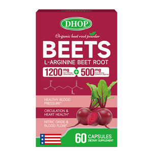 OEM Natürliche Blutfluss- & Energie-Unterstützung Rote-Bete-Wurzel 1200mg und L-Arginin 500mg Tagesformel - Product Image 3