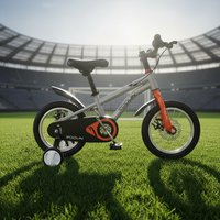 Vélo pour garçons et filles, vélo pour enfants avec cadre en acier à haute teneur en carbone et double freinage, vélo de sécurité pour débutants