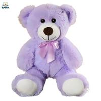 Lot de 10 ours en peluche MaoGoLan bleu clair en coton PP, 34 cm, pour baby shower et Noël