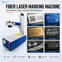 Machine de marquage laser à fibre portable de bureau pour le métal, l'acier inoxydable, le fer et l'aluminium avec marquage profond
