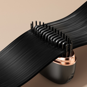 เครื่องหนีบผมพกพาแบบ LED พร้อมจอแสดงผล ใช้งานได้ยาวนาน ชาร์จผ่าน USB เคลือบเซรามิก ดีไซน์ทันสมัย ดูแลเส้นผม เหมาะสำหรับใช้ในโรงแรมและรถยนต์ - Product Image 3