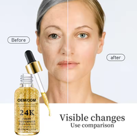 Australie — Ampoule de 24 K, sérum facial, d'or pur, flocons, Anti-vieillissement et Anti-rides, hydratant, raffermissant, traitement pour femmes