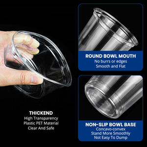 Logo personalizzato stampato 12oz 16oz contenitore Deli usa e getta insalata frullato di frutta Acai ciotole con coperchio a cupola - Product Image 5