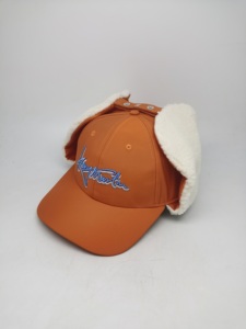 Casquettes de baseball noires respirantes et imperméables à visière droite, brodées à la main avec des lettres, pour l'hiver et les activités de plein air – Vente en gros - Product Image 3