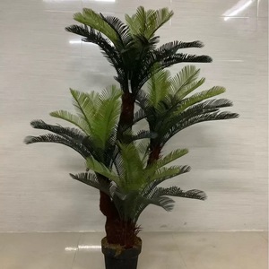Palmeras Cycas Revoluta Decorativas para Sala de Estar, Palmeras Artificiales de Sago, Plantas Bonsái de Plástico Cycas para Decoración del Hogar, Gran Venta - Product Image 6