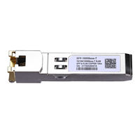 Transceptor de Fibra Óptica SFP RJ45 10/100/1000Mbps 1.25G 1000BASE-T CAT5 UTP FTTX Inalámbrico LAN IP Ampliamente Compatible RoHS CE FCC