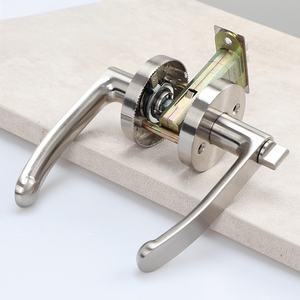 JOYLIFE-Cerradura de puerta de privacidad de cobre café bronce, sin llave, manija de baño, cerradura de paso de celda única para hoteles, 3 años de garantía - Product Image 1