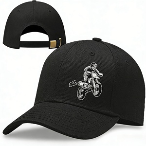 Gorras Deportivas Casuales con Visera Curva <span class=keywords><strong>de</strong></span> 6 Paneles, Color Negro, Logotipo Personalizado, Gorras <span class=keywords><strong>de</strong></span> Béisbol Ajustables Unisex al por Mayor - Product Image 1