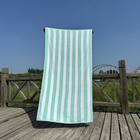 Serviette de plage en microfibre de luxe 600 GSM, épaisse, super douce, très absorbante, séchage rapide, pour spa, hôtel, cadeau