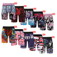 Calzoncillos Bóxer de Diseño para Hombre, Nueva Colección 2025, Secado Rápido, Transpirables, 7 Pulgadas, Deportivos