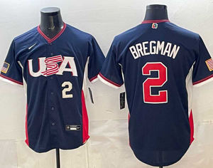 Maillot de <span class=keywords><strong>baseball</strong></span> brodé respirant pour homme du Tournoi Mondial de <span class=keywords><strong>Baseball</strong></span> 2026 – Uniforme personnalisé pour équipe - Product Image 6