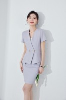 Tenue d'hôtelière à manches courtes pour la réception, uniforme de gestionnaire d'hôtel, tenue d'été pour le personnel hôtelier, OEM ODM, logo personnalisé, multicolore