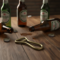 Metal Çinko Alaşımı Emaye Antik İmitasyon Yaratıcı Yaz Bira Bar Şişe Açacağı Özel Logo Kurumsal Hediye