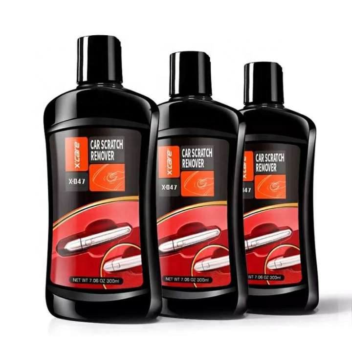 Средство для удаления царапин с автомобильной металлической краски, средство для ухода, полировальная восковая жидкость 300 мл