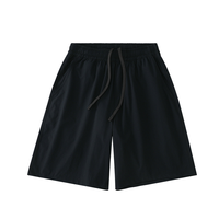Shorts de sport pour hommes en nylon et élasthanne à séchage rapide avec poche, pour la course, la gym et le fitness