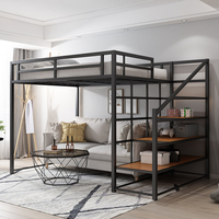 Lit superposé en métal réglable en Offre Spéciale Caractéristiques de stockage de conception moderne Chambre à coucher Hôtel École Appartement Utilisation Double Taille Également Utilisation à l'hôpital