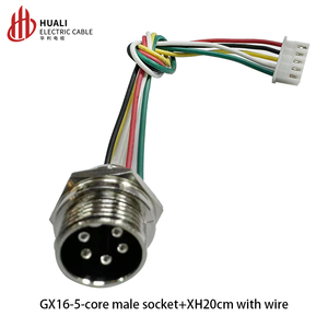 Colokan dan soket penerbangan M16, dengan blok Terminal 2, 3, 4, 5, 6, 7, 8, 9, 10-core dan XH2.54, 20A. - Product Image 4
