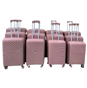 12-Mảnh Hiện Đại Cổ Điển Bán Thành PP Xe Đẩy Hộp Unisex Bền Mạnh Mẽ Kết Hợp Khóa Vali Đặt Skd Hành Lý - Product Image 1