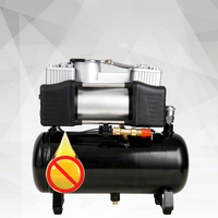 Vente chaude petit compresseur d'air portable sans huile à faible bruit pompe à air mini 220v voiture 12v voiture peinture réservoir d'air