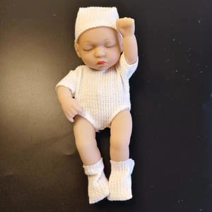 Muñeca Reborn Misteriosa <span class=keywords><strong>de</strong></span> Cuerpo Completo <span class=keywords><strong>de</strong></span> Goma Suave <span class=keywords><strong>de</strong></span> 8 Pulgadas, Juguete <span class=keywords><strong>de</strong></span> Simulación <span class=keywords><strong>de</strong></span> Bebé, <span class=keywords><strong>Muñecas</strong></span> Coleccionables Lindas para Niños, Regalo <span class=keywords><strong>de</strong></span> Cumpleaños - Product Image 5